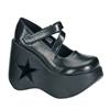 DemoniaCult - DYNAMITE03 Wedges - Black Product image